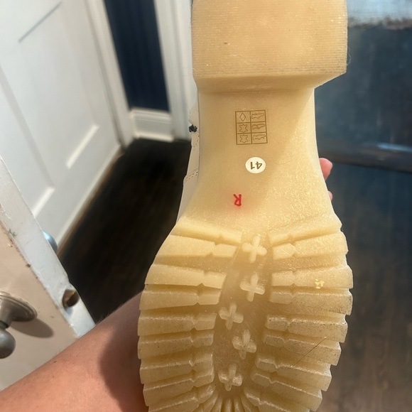 Free People boots, no wear, small stain/penny. Sz 41 ( 11US) James chunky - Picture 5 of 12